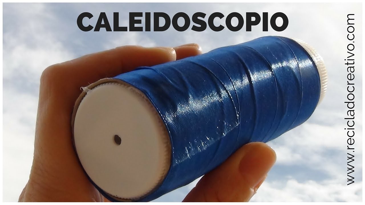 Cómo hacer un caleidoscopio super fácil con material reciclado - How to make a kaleidoscope