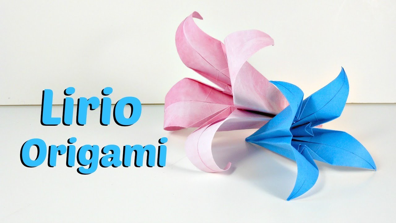 Cómo hacer un Lirio de Origami | Origami Lily | Mundo@Party