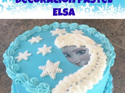 Pastel Frozen De Elsa, Decoración fácil - Madelin's Cakes