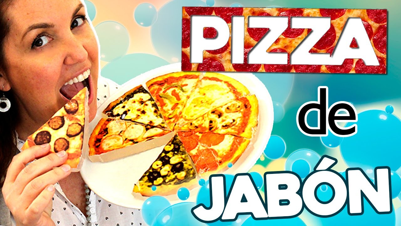 PIZZA de JABÓN gigante * JABONES caseros en forma de PIZZA