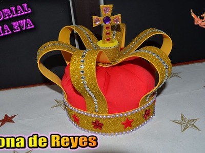 ♥ Tutorial: Corona de Reyes de Goma Eva (Foamy) ♥