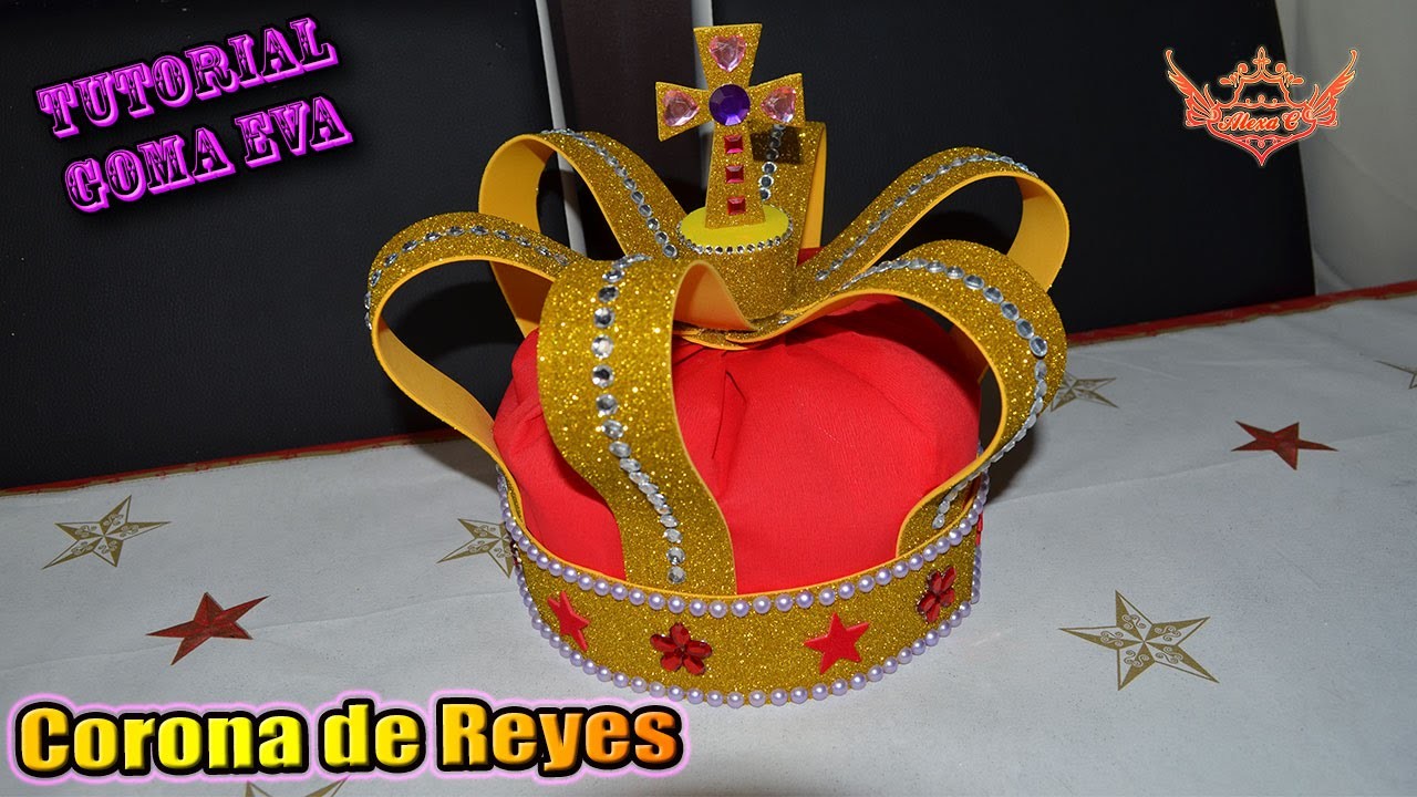 ♥ Tutorial: Corona de Reyes de Goma Eva (Foamy) ♥