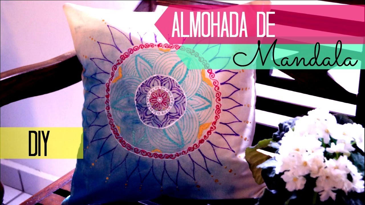 Almohada de Mandala (regalo para mamá) | Julieta ySusVideos