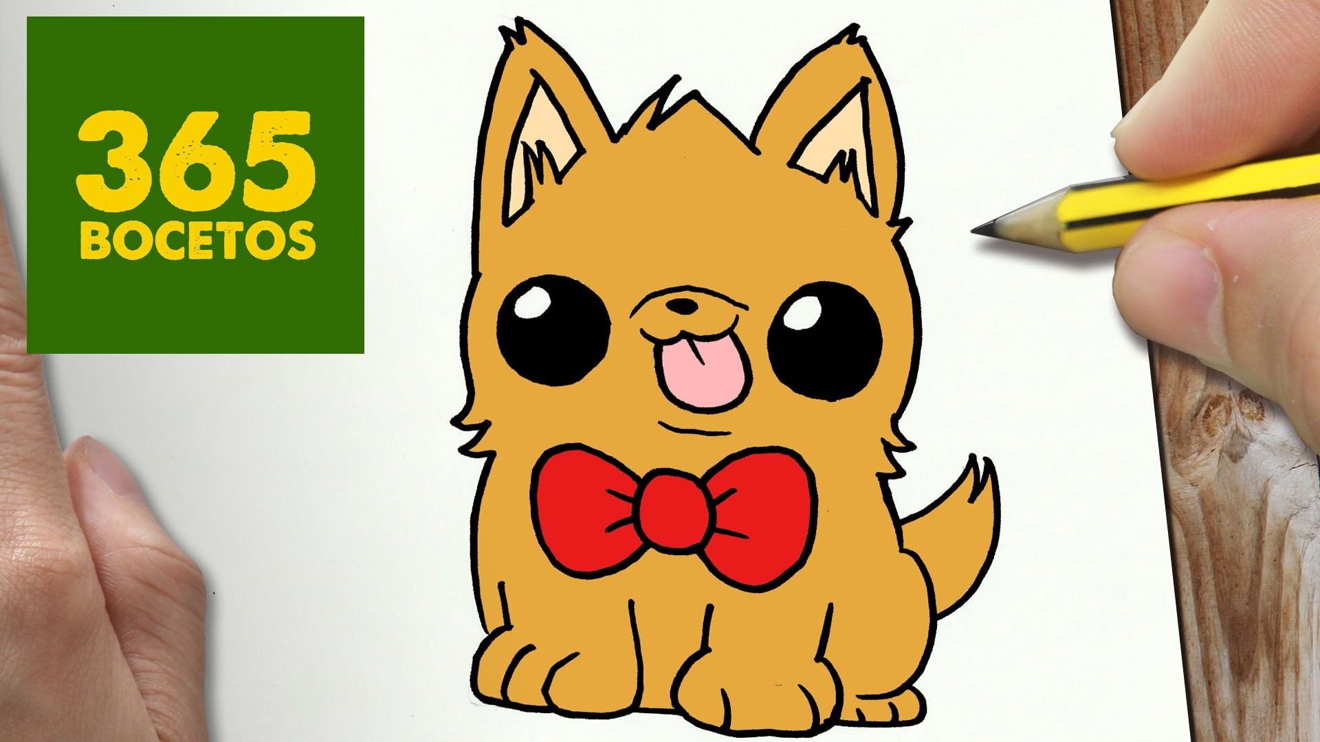 COMO DIBUJAR PERRITO KAWAII PASO A PASO - Dibujos kawaii faciles - How to draw a dog