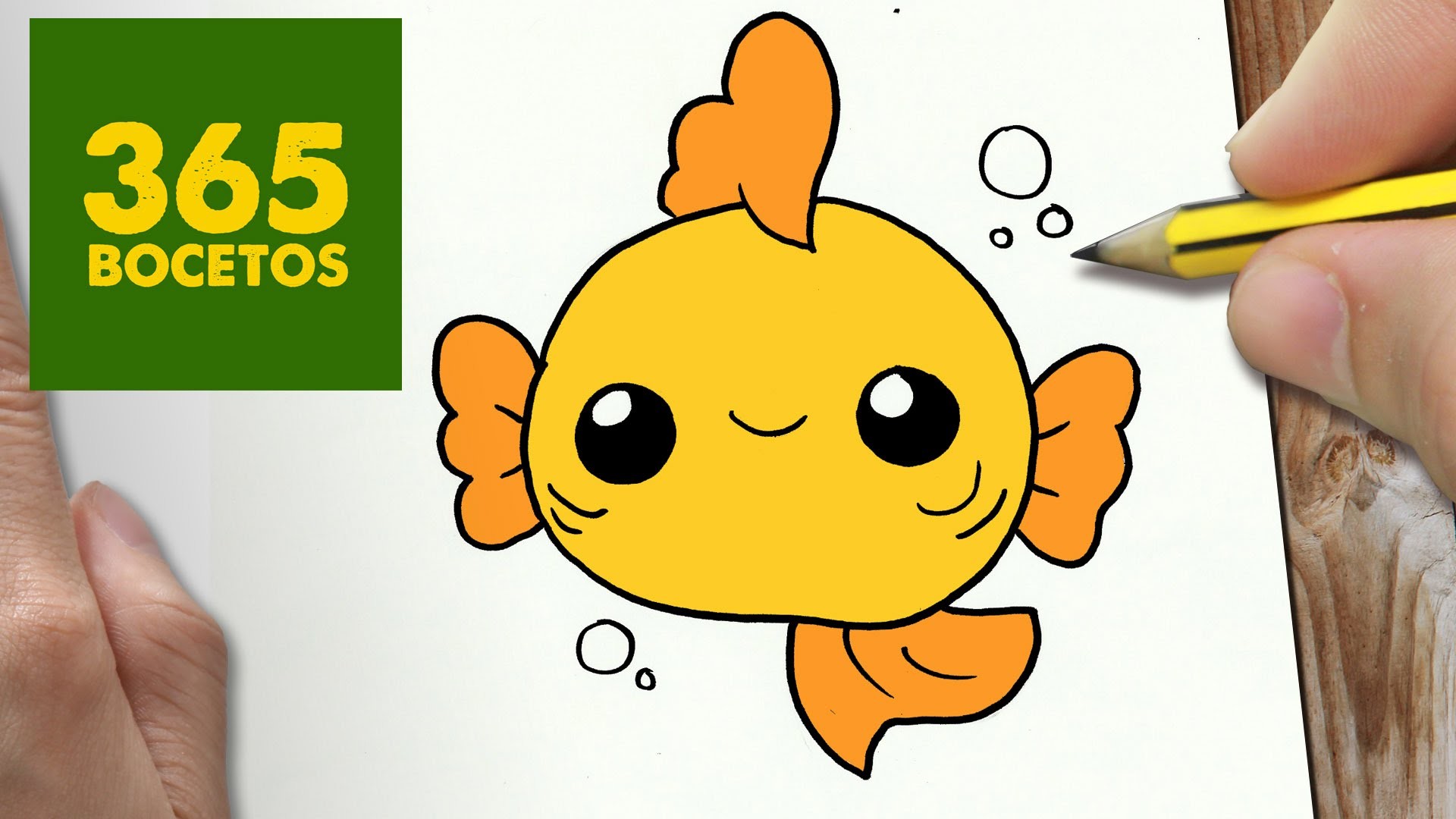 COMO DIBUJAR PEZ KAWAII PASO A PASO - Dibujos kawaii faciles - How to draw a fish
