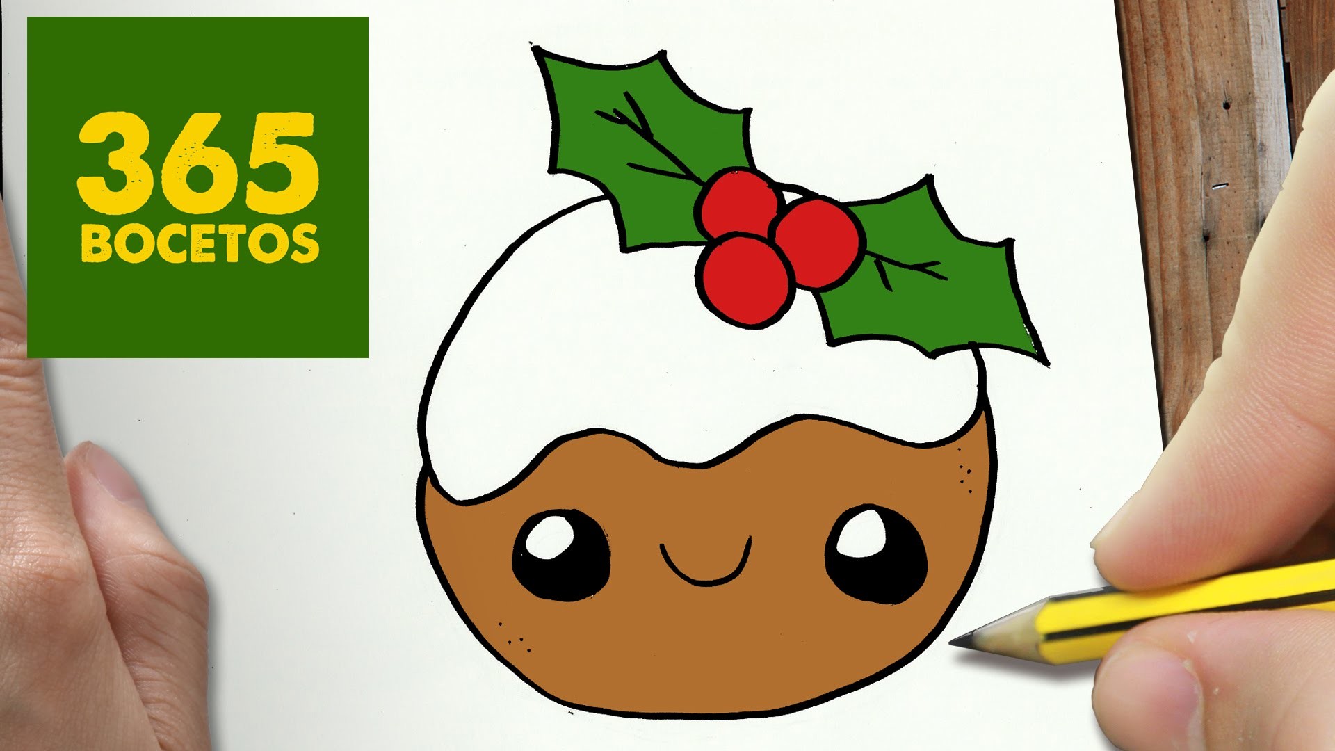 COMO DIBUJAR UNA GALLETA PARA NAVIDAD PASO A PASO: Dibujos kawaii navideños - How to draw a cookie