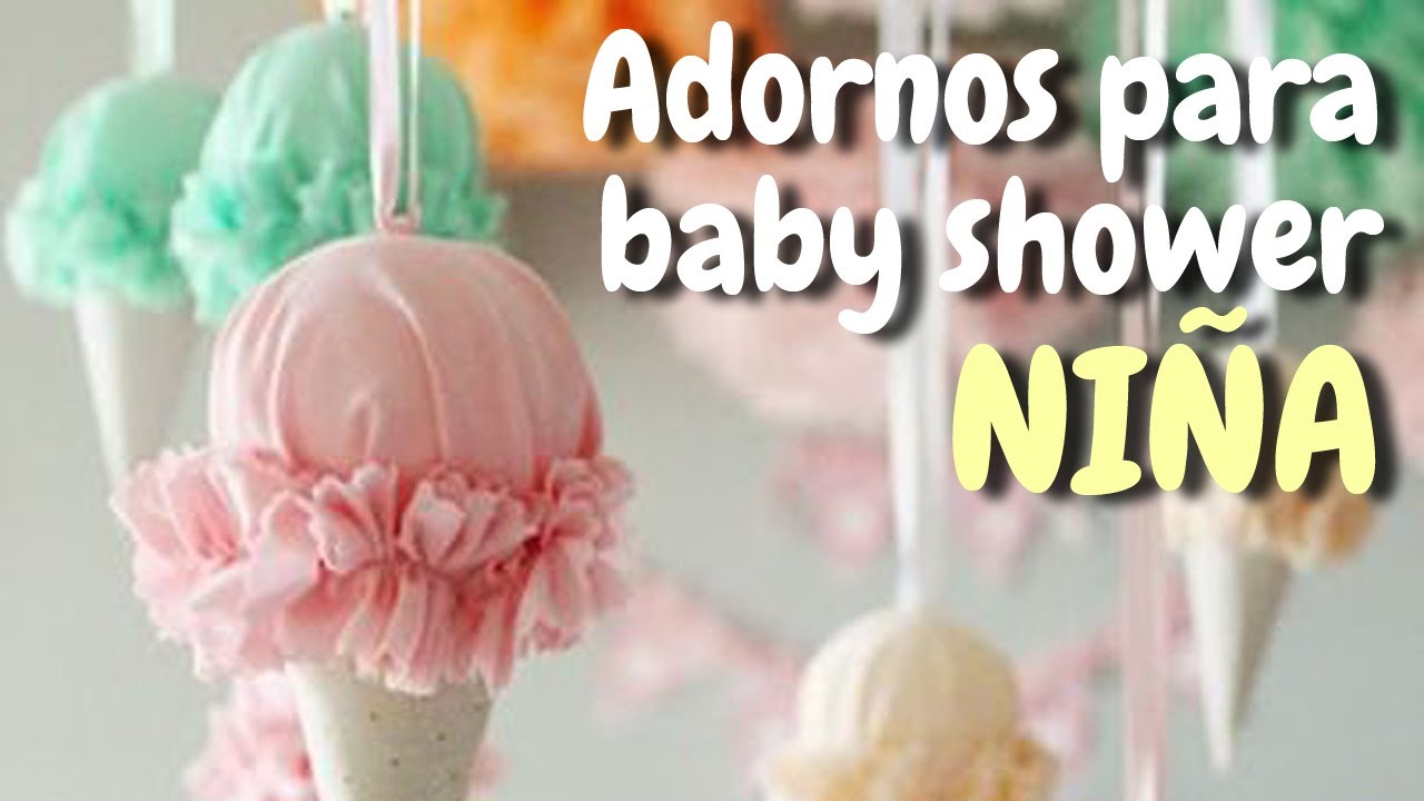40 Adornos para decorar tu baby shower * Niña* HD