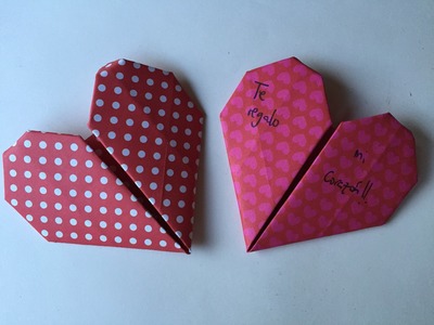 Como hacer un corazon de papel