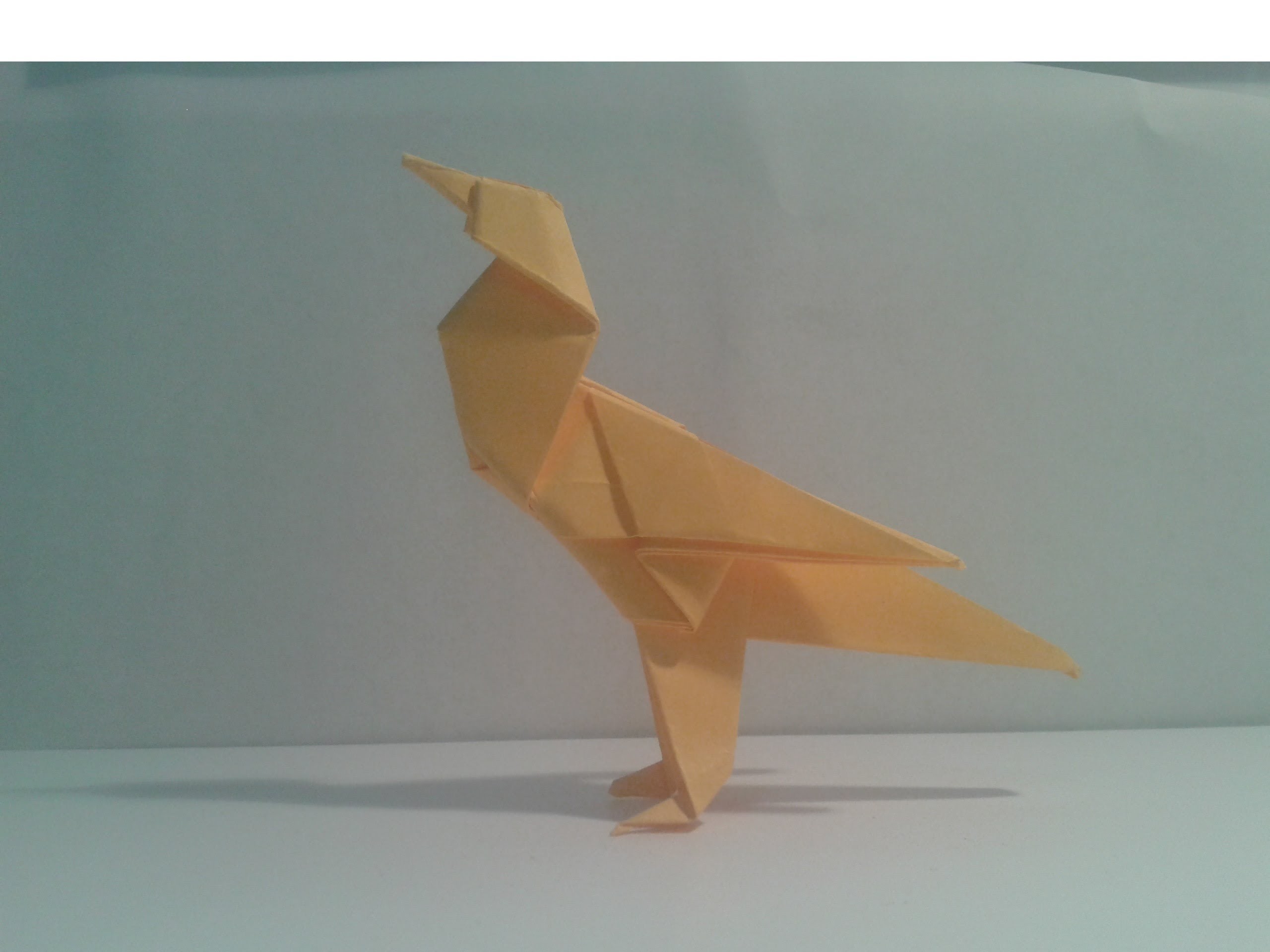 Como hacer un pájaro de origami (Twitter Bird)