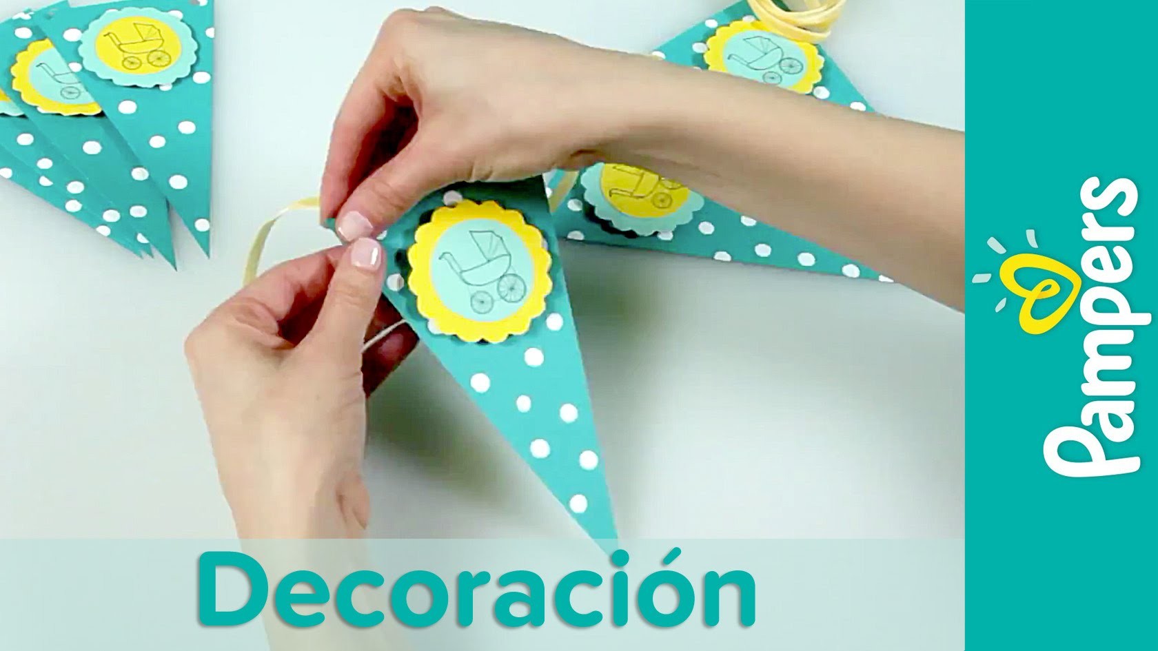 DIY Decoración Para Baby Shower: Guirnalda Decorativa | Pampers