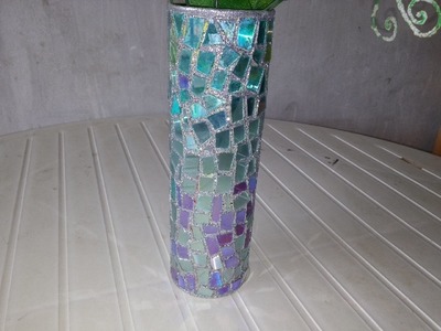 Florero con MATERIAL RECICLADO, más fácil de hacer  -recycling vase