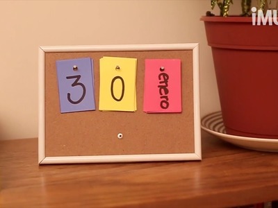 Mini calendario decorativo | @iMujerHogar
