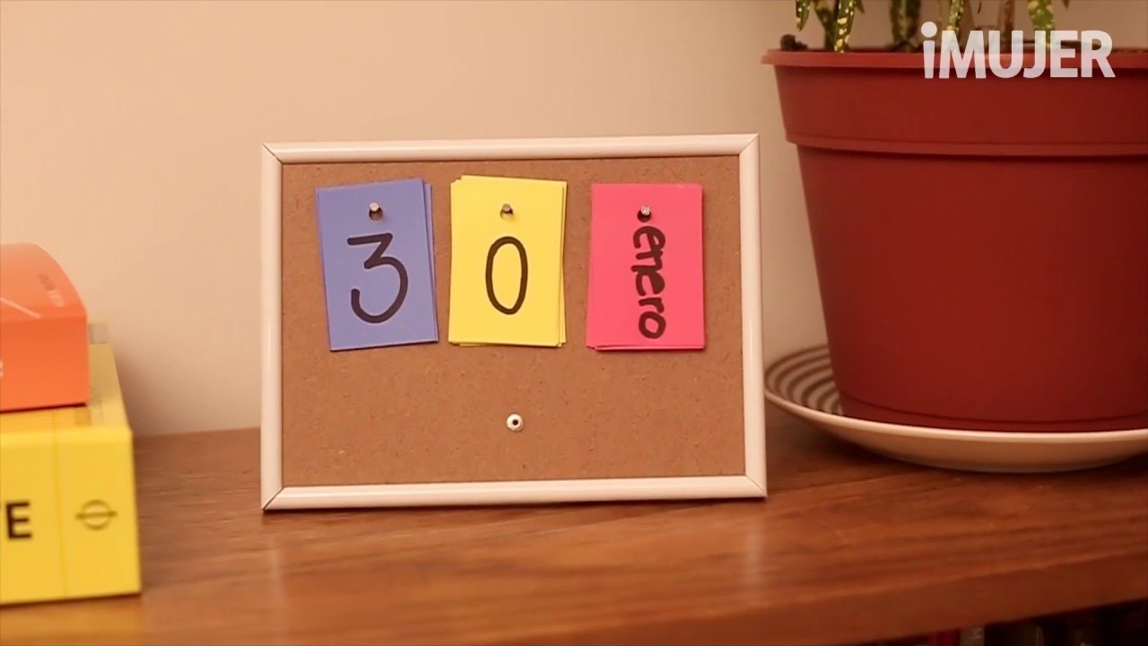 Mini calendario decorativo | @iMujerHogar