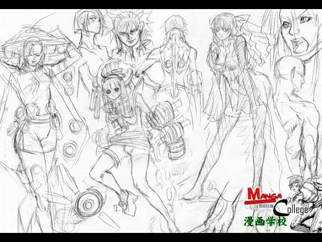 Como dibujar Manga  (Cuerpo completo)  How to draw Manga Bodies