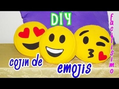 Como hacer un cojin de emojis