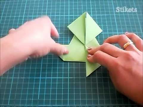 Cómo hacer una rana de papel paso a paso