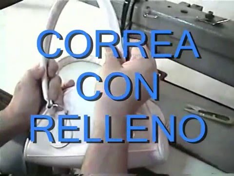 CONFECCIÓN DE CORREA CON RELLENO DE CARTERA