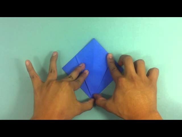 Hacer pez de origami - Manualidades con papiroflexia