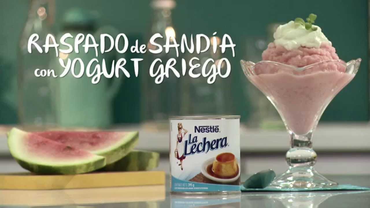 LA LECHERA® presenta: Raspado de Sandia por Maria Luisa Arias