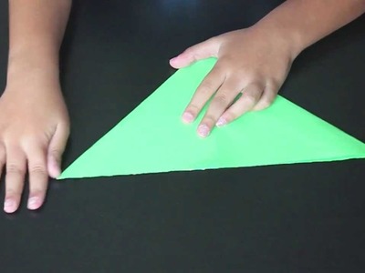 Origami -  Como hacer una rana de papel