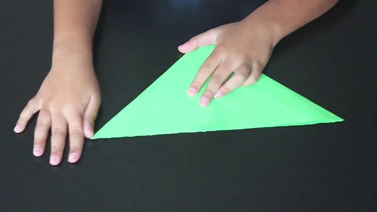 Origami -  Como hacer una rana de papel