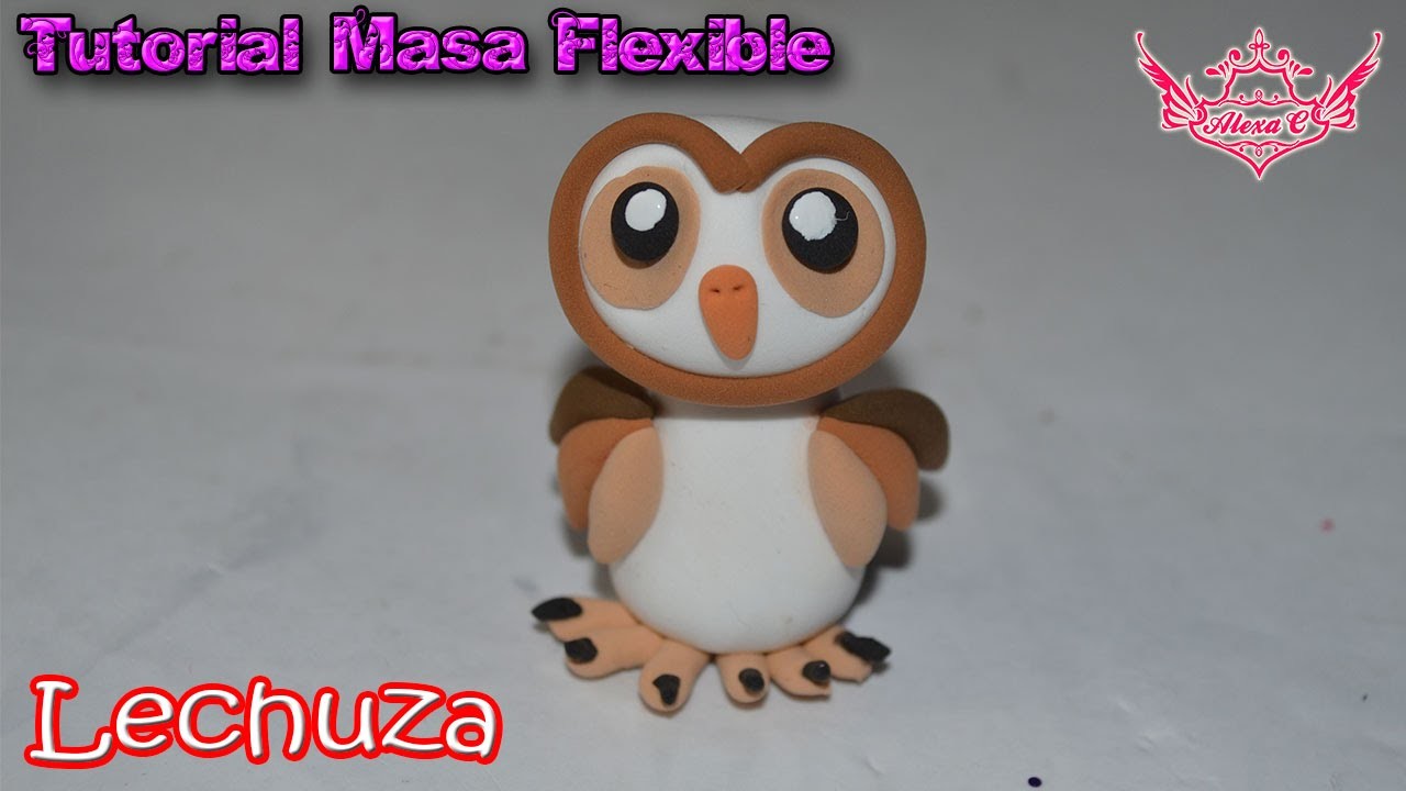 ♥ Tutorial: Lechuza en 3D de Masa Flexible ♥