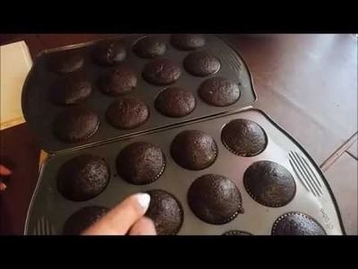 Como hacer pastelitos.cupcakes  de chocolate