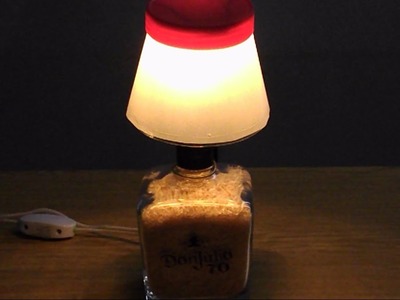 Como hacer una lampara de botella
