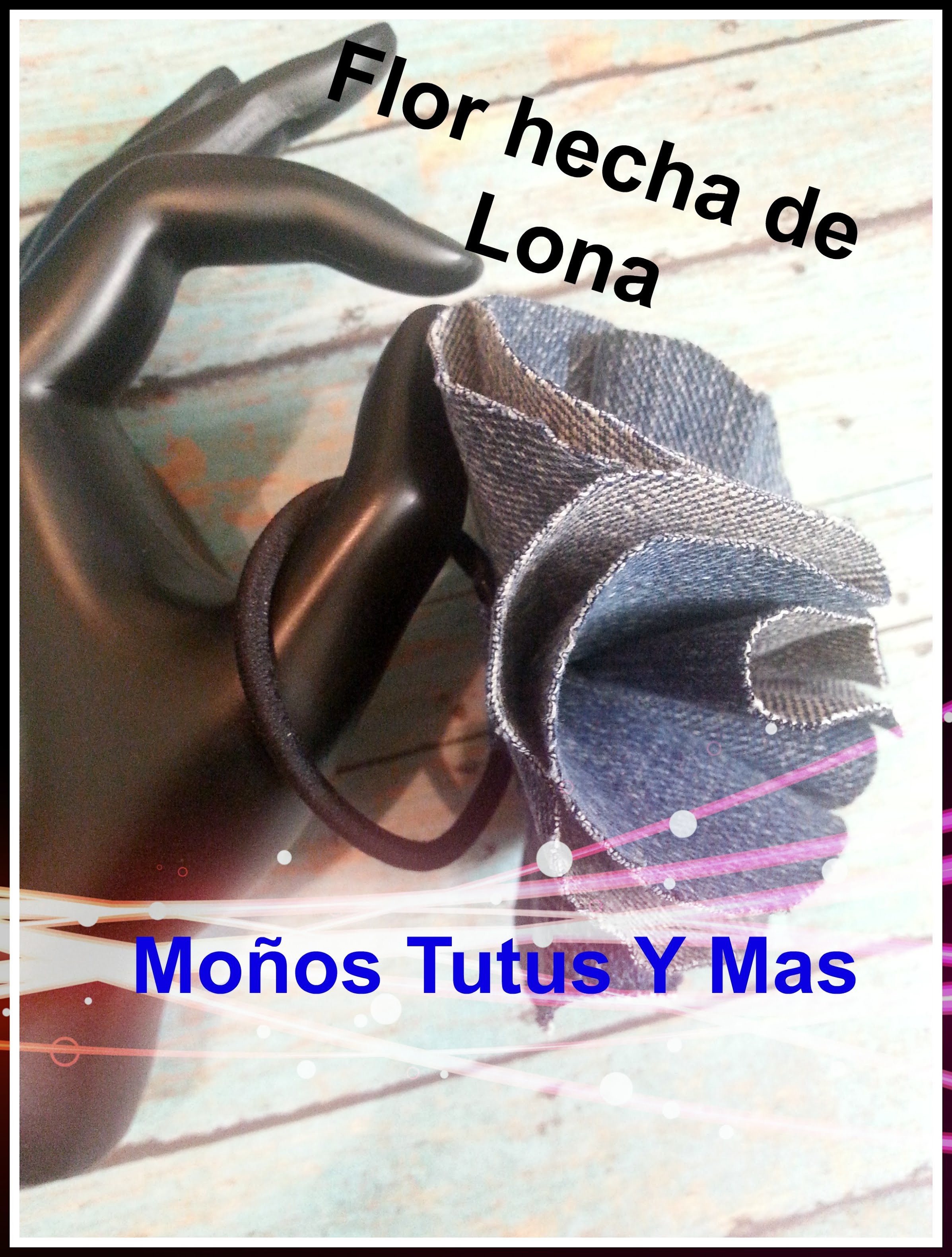 Flores Hechas con Pantalon de Lona FLOWERS MADE FROM JEANS Tutorial DIY How To PAP Paso a Paso