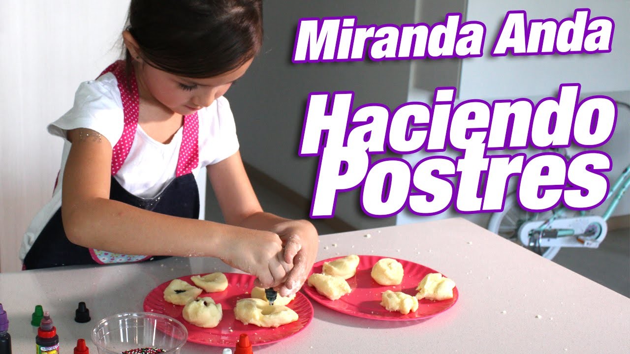 Postres Fáciles: Miranda Anda haciendo recetas rápidas y ricas.