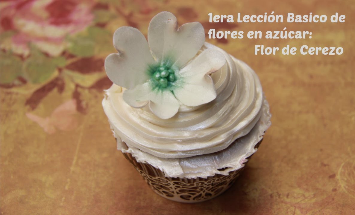1era Lección Flores en Azúcar: Uso del Bolillo Flor de Cerezo