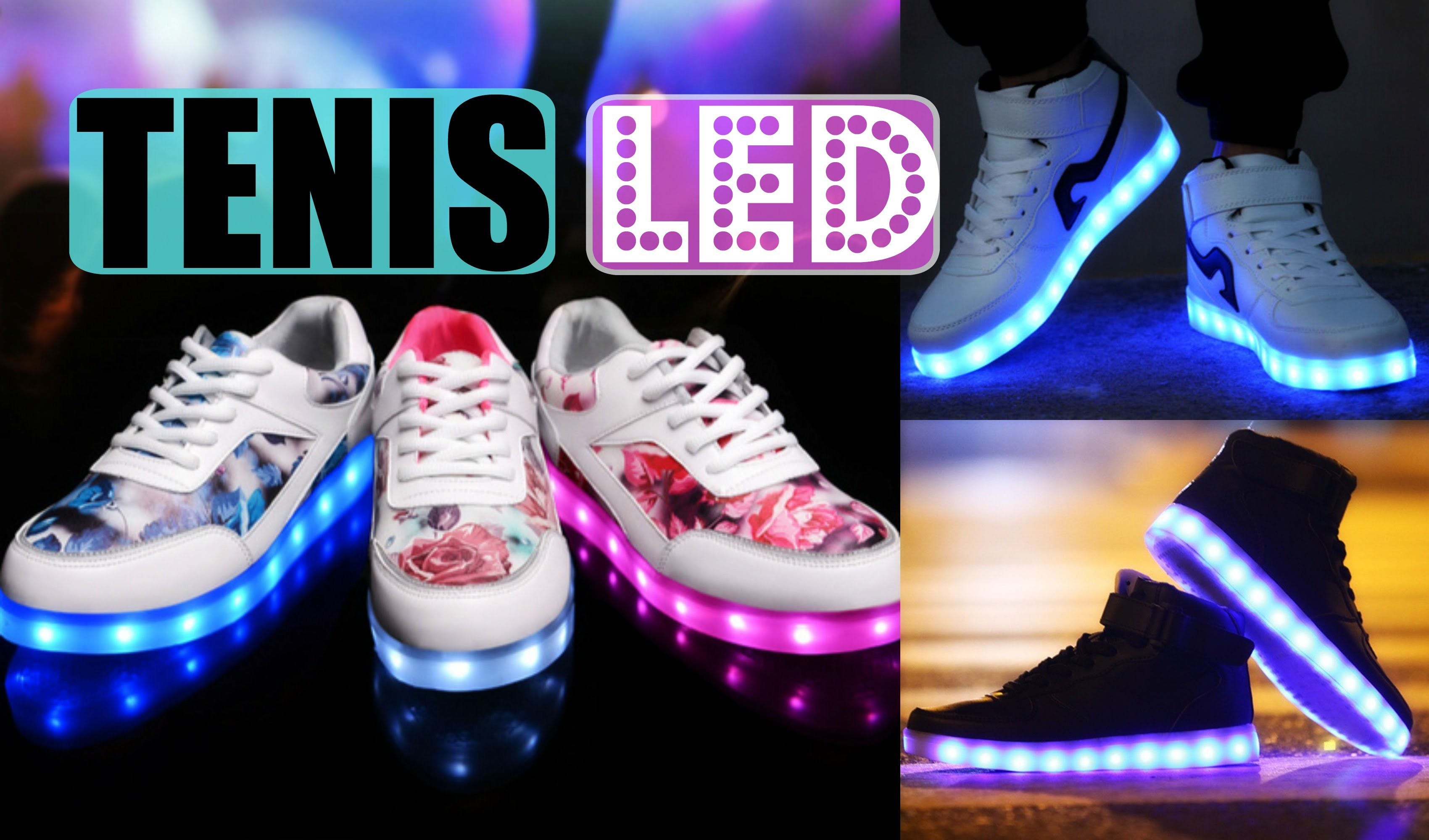 DIY TENIS LED | Light Up Shoes | Mirianny