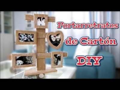 Portarretratos de carton DIY | Manualidades, reciclaje y decoración