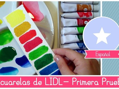 Acuarelas BARATAS de LIDL : Primera prueba e impresiones by Fantasvale