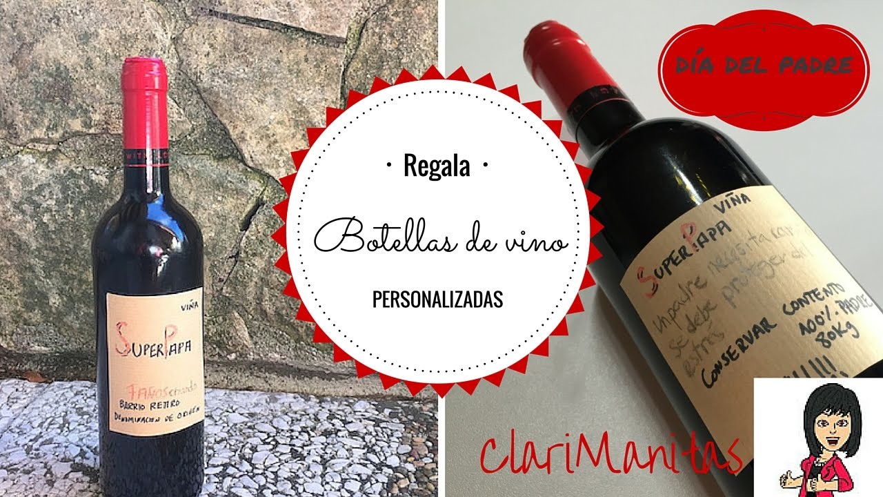 Botellas de vino personalizadas