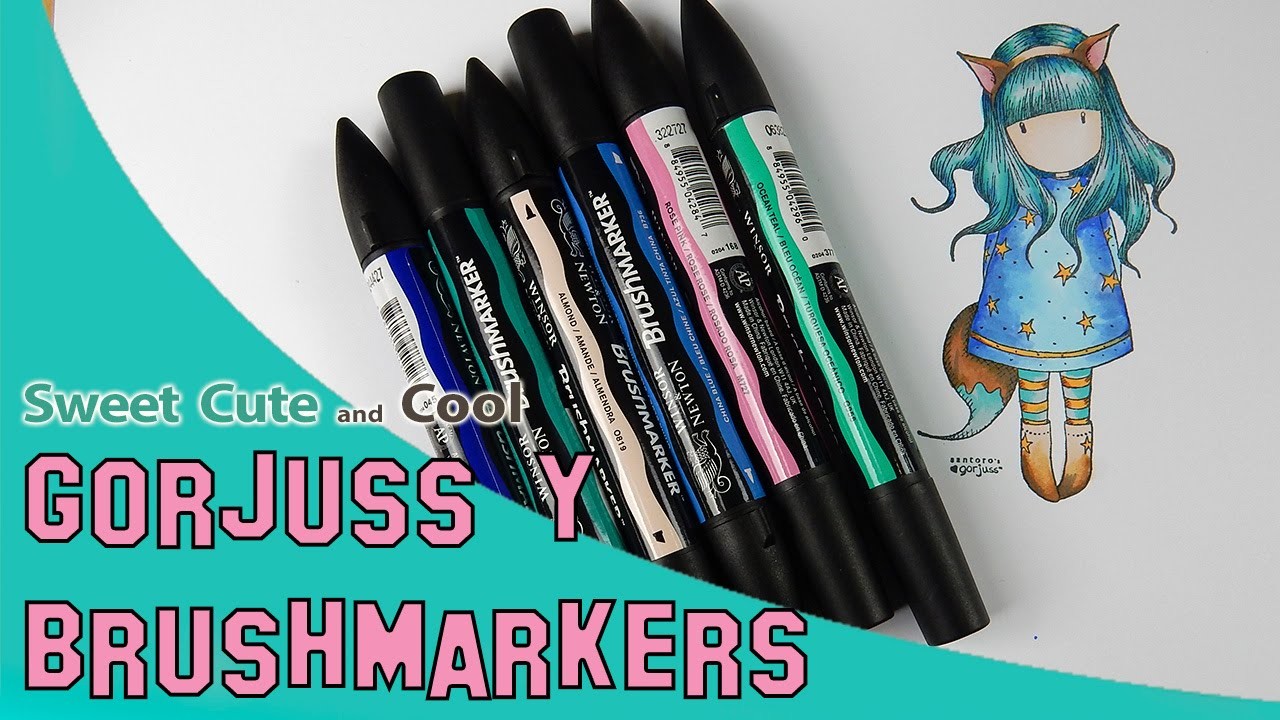 Coloreando con rotuladores 1: Brushmarkers y Gorjuss
