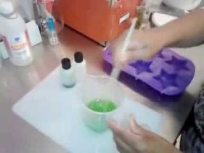 Como hacer estrellas de jabón de glicerina con el microondas