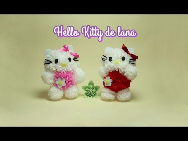 Como hacer una Hello Kitty de lana