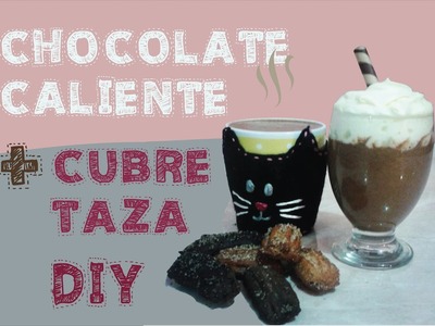 Cubre Taza de Gato y Chocolate Caliente  -  Colab.  Mery Hope Mora - PP ARTS