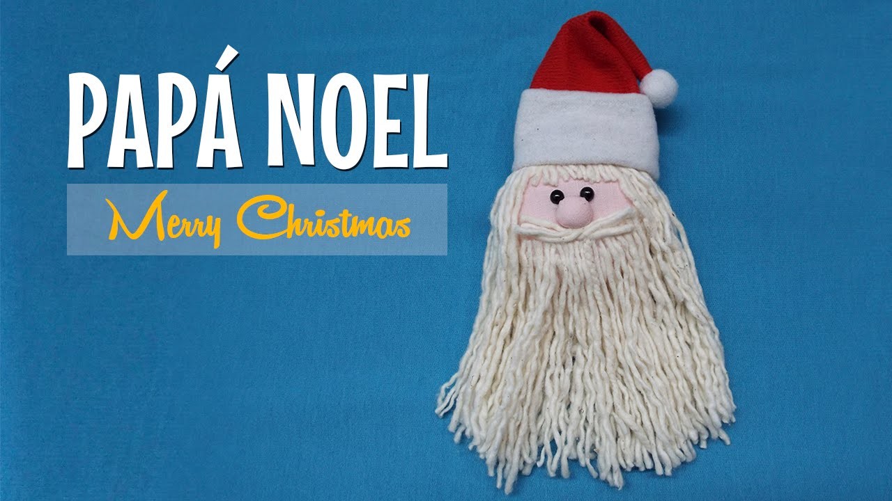 DIY - Como hacer Papa Noel para decorar en navidad