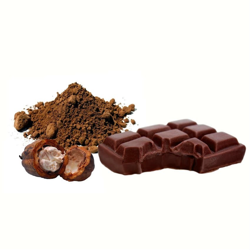 Hacer Jabón de Cacao con forma de tableta de Chocolate.