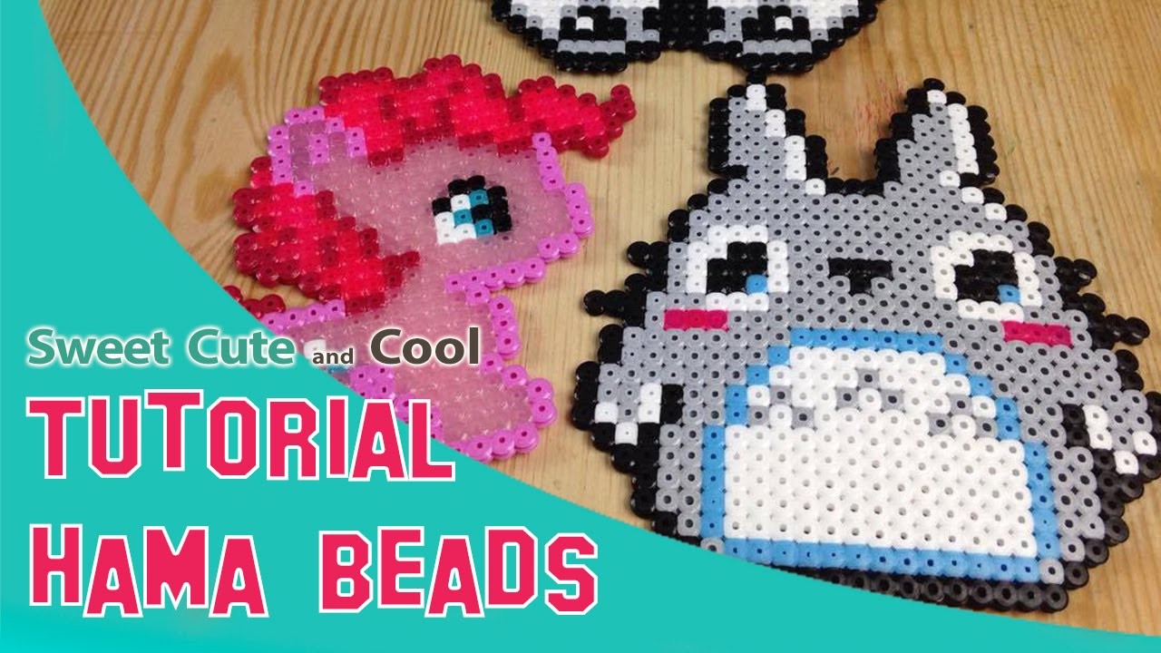 Hama Beads o Perler Beads, Que son y tutorial de Totoro!!