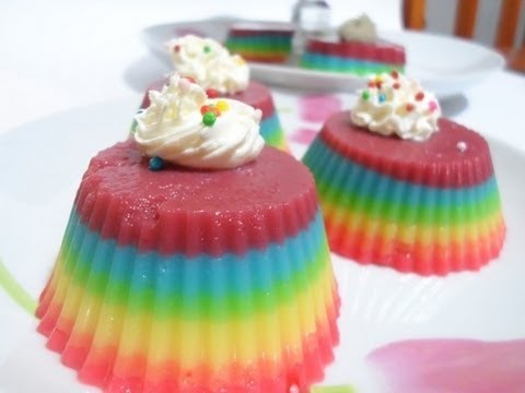 Summer time, cómo hacer gelatinas de arcoiris !?