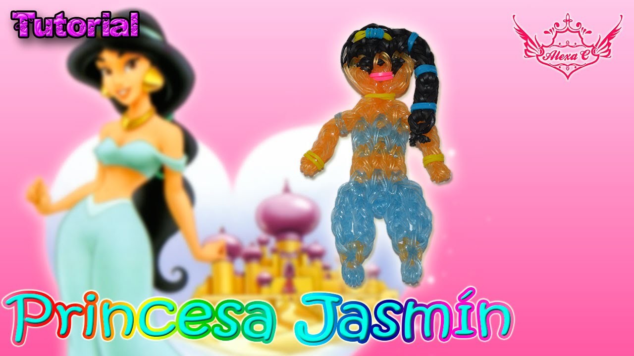 ♥ Tutorial: Princesa Jasmin (sin telar) ♥