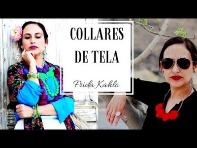 DIY | Collares de tela Frida Kahlo