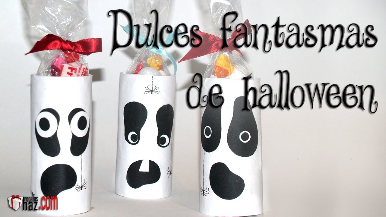 DIY Fantasmas Dulces para Halloween - Sweet Ghosts for Halloween