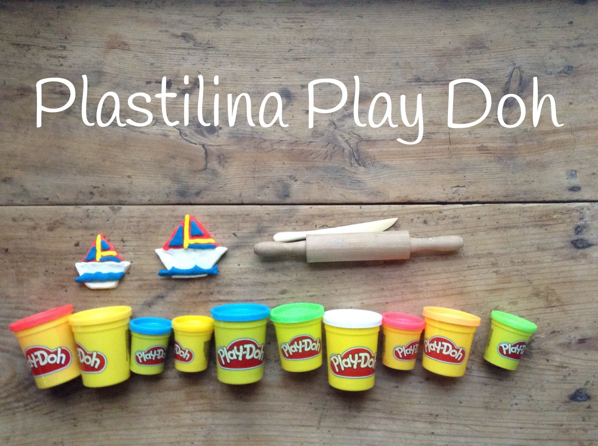 Figuras con plastilina play doh: Barco fácil de hacer