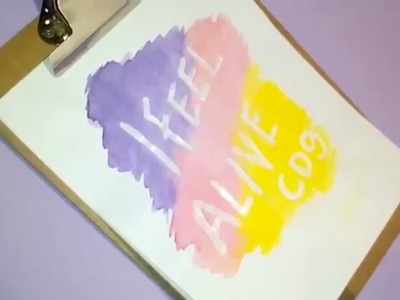 I Feel Alive -CD9   uñas.cuadro inspiración