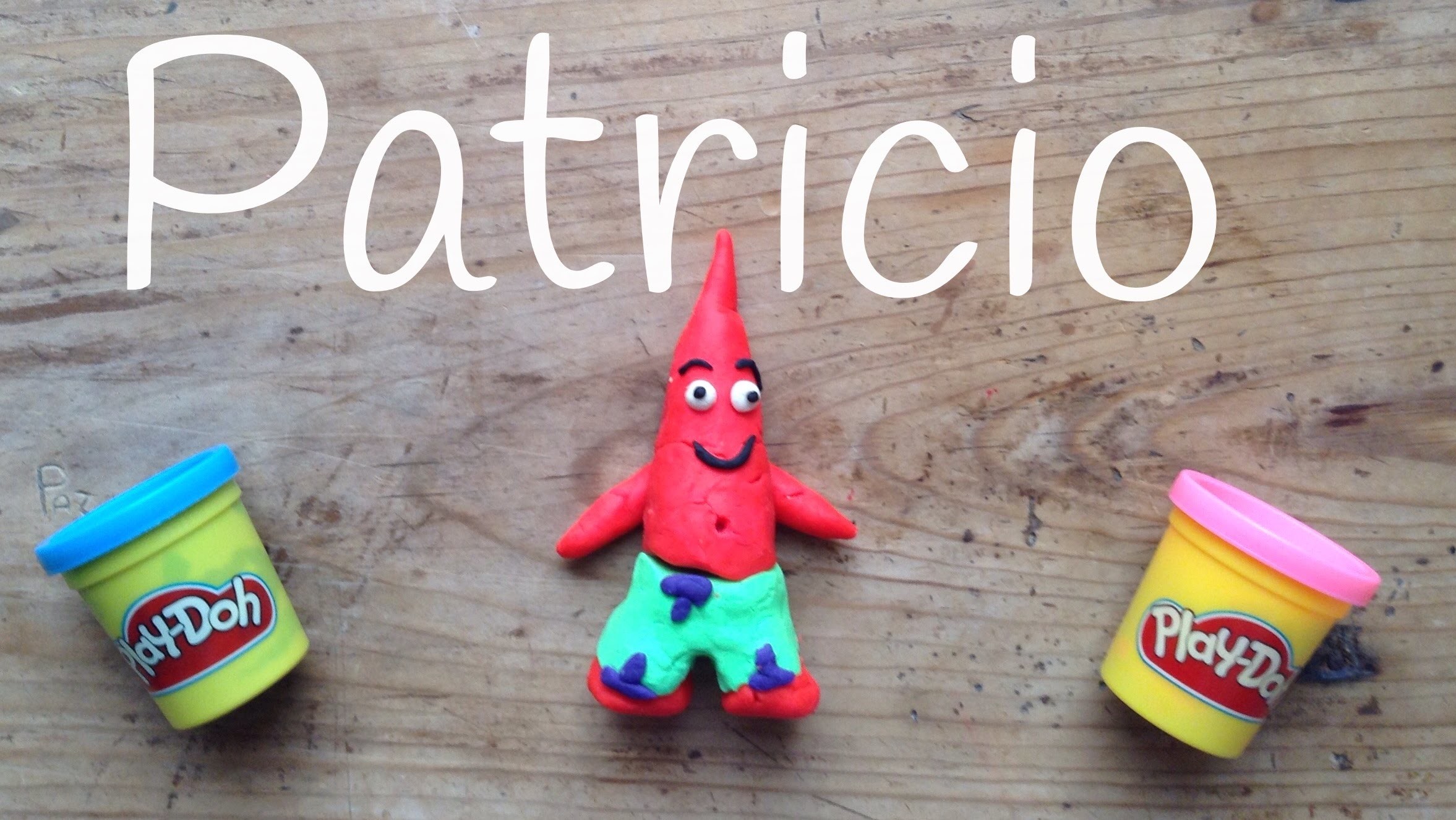 PATRICIO de plastilina PLAY DOH | Play doh de BOB ESPONJA en español