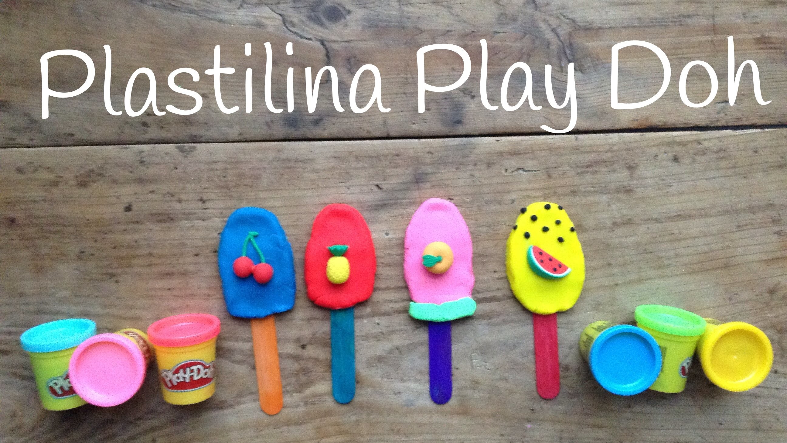 Play Doh HELADOS en español | Figuras de PLASTILINA fáciles de hacer